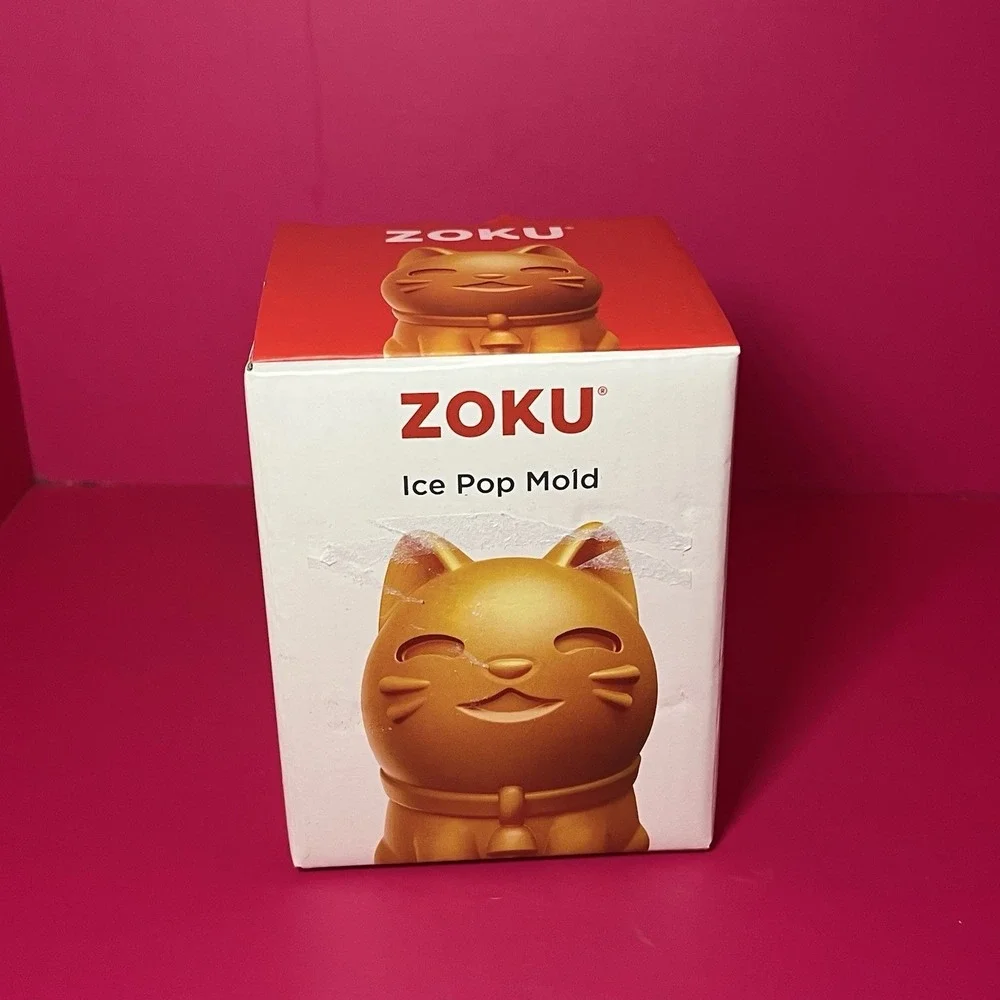 ZOKU Ice Pop Mold Cadence The Kitty #009 BPA Free New In Box Easy To‎ Remove